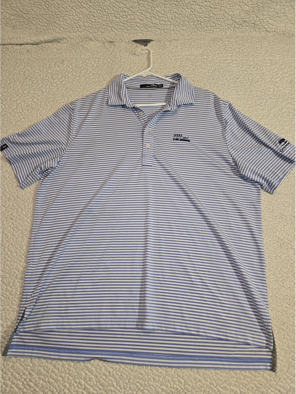 rlx ralph lauren sz xl RSM classic Golden Isles Blue/white Stripe